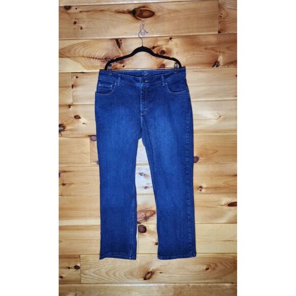 Lee Riders Jeans Women Plus Size 18 Petite Heavy Weight Straight Leg Jeans - Picture 7 of 8